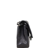 Chanel Classic Double Flap Medium | Black Silver Hardware