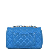 Chanel Classic Flap Mini Rectangular Bag | Bright Blue