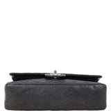 Chanel Classic Double Flap Medium | Black Silver Hardware