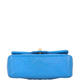 Chanel Classic Flap Mini Rectangular Bag | Bright Blue
