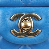 Chanel Classic Flap Mini Rectangular Bag | Bright Blue