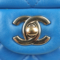 Chanel Classic Flap Mini Rectangular Bag | Bright Blue