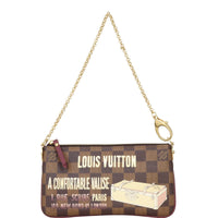 Louis Vuitton Milla Pochette Damier Ebene Trunks