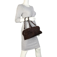 Chanel Camellia Bowling Bag