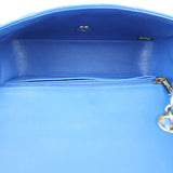 Chanel Classic Flap Mini Rectangular Bag | Bright Blue
