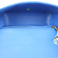 Chanel Classic Flap Mini Rectangular Bag | Bright Blue