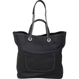 Chanel Coco Eyelets Large Shopping Tote