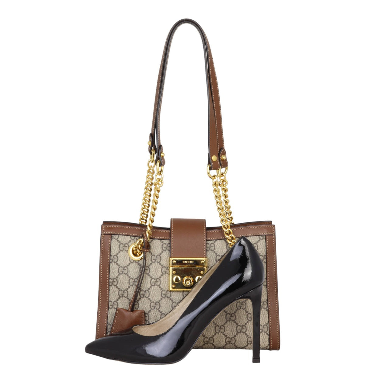 Gucci GG Supreme Small Padlock Tote