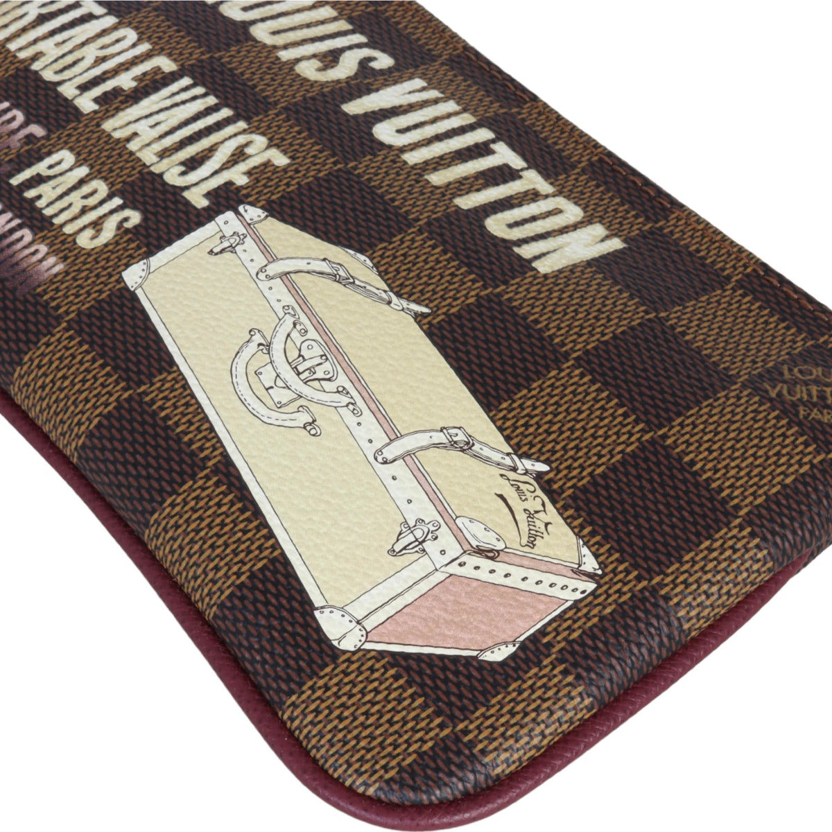 Louis Vuitton Milla Pochette Damier Ebene Trunks