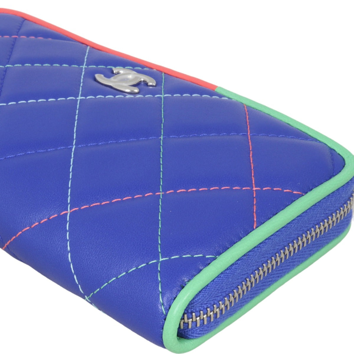 Chanel CC Zip Around Compact Wallet