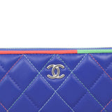 Chanel CC Zip Around Compact Wallet