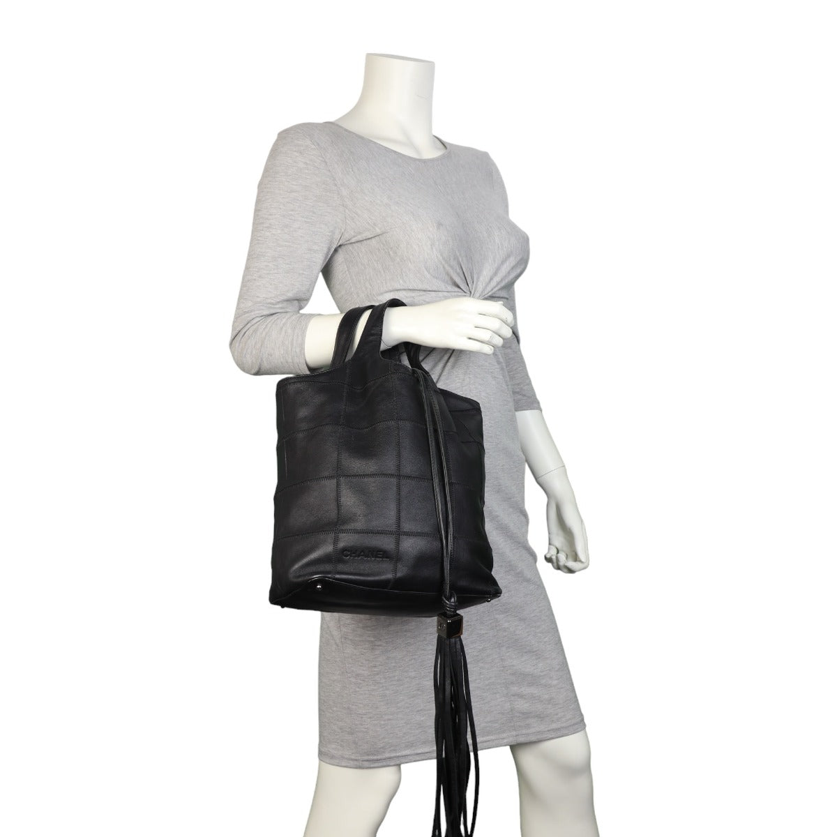 Chanel Chocolate Bar Tassel Hobo