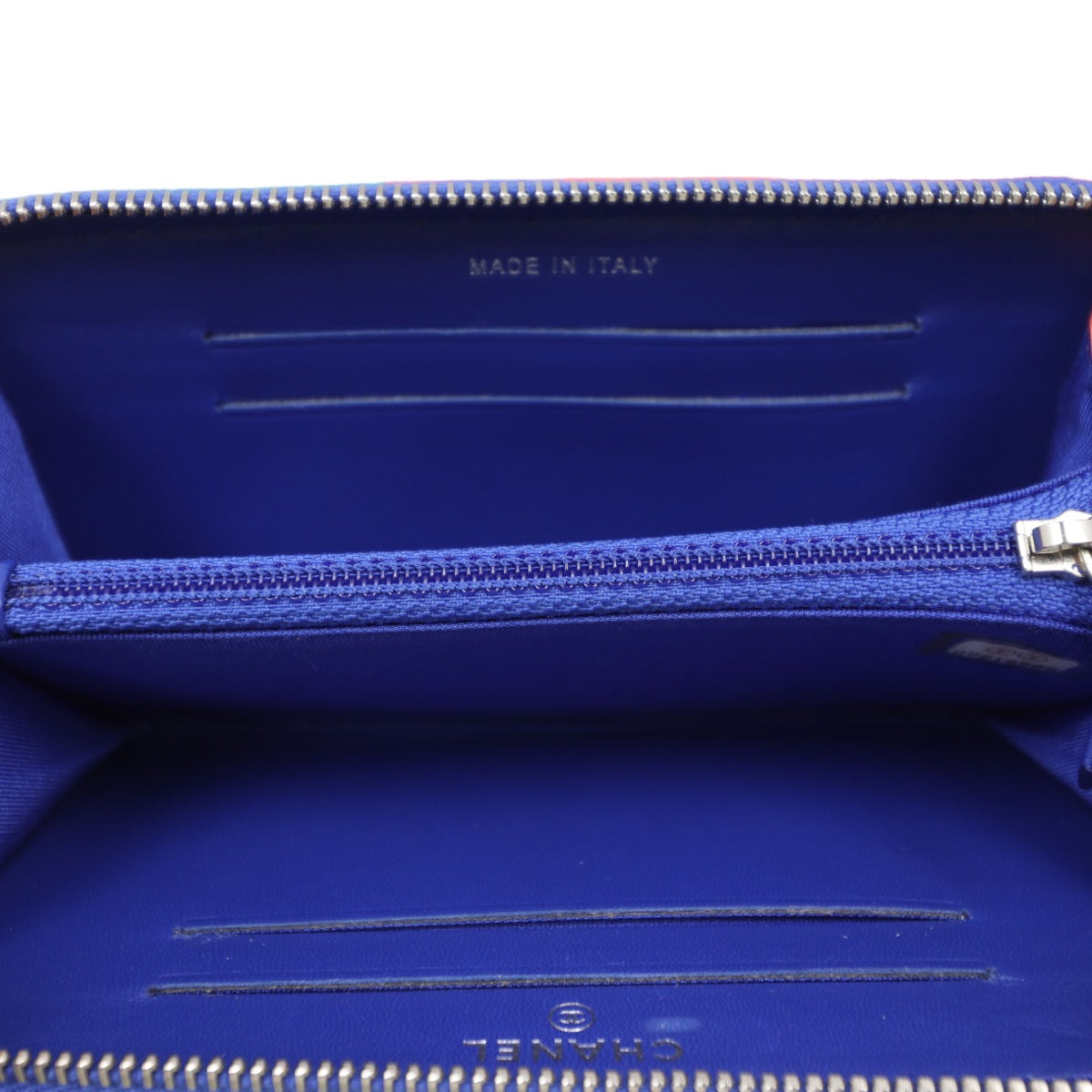 Chanel CC Zip Around Compact Wallet