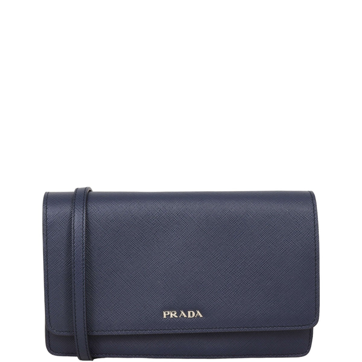 Prada Saffiano Wallet on Strap