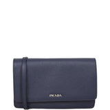 Prada Saffiano Wallet on Strap