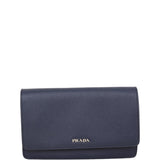 Prada Saffiano Wallet on Strap