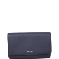 Prada Saffiano Wallet on Strap