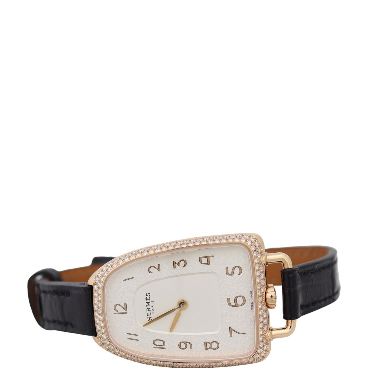 Hermes Galop d’Hermes 40mm Diamond Watch Large