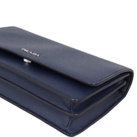 Prada Saffiano Wallet on Strap