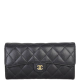 Chanel Classic Flap Long Wallet | Caviar