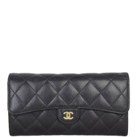 Chanel Classic Flap Long Wallet | Caviar