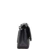 Chanel Classic Double Flap Medium | Black Caviar Silver Hardware