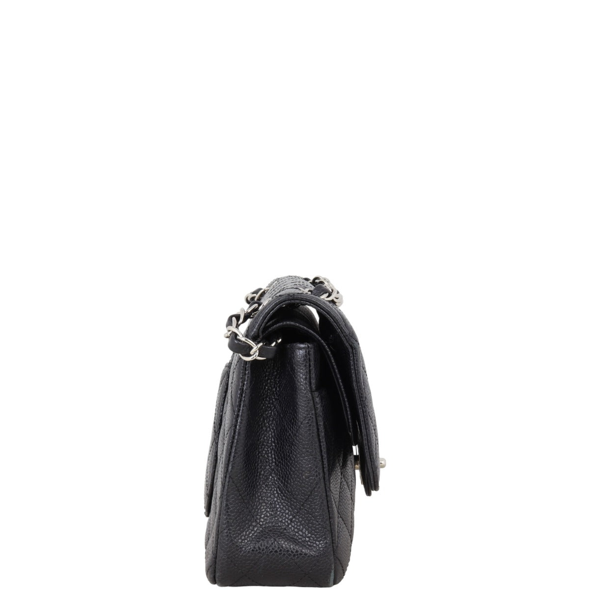 Chanel Classic Double Flap Medium | Black Caviar Silver Hardware