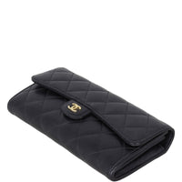 Chanel Classic Flap Long Wallet | Caviar