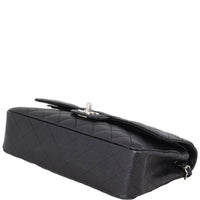 Chanel Classic Double Flap Medium | Black Caviar Silver Hardware