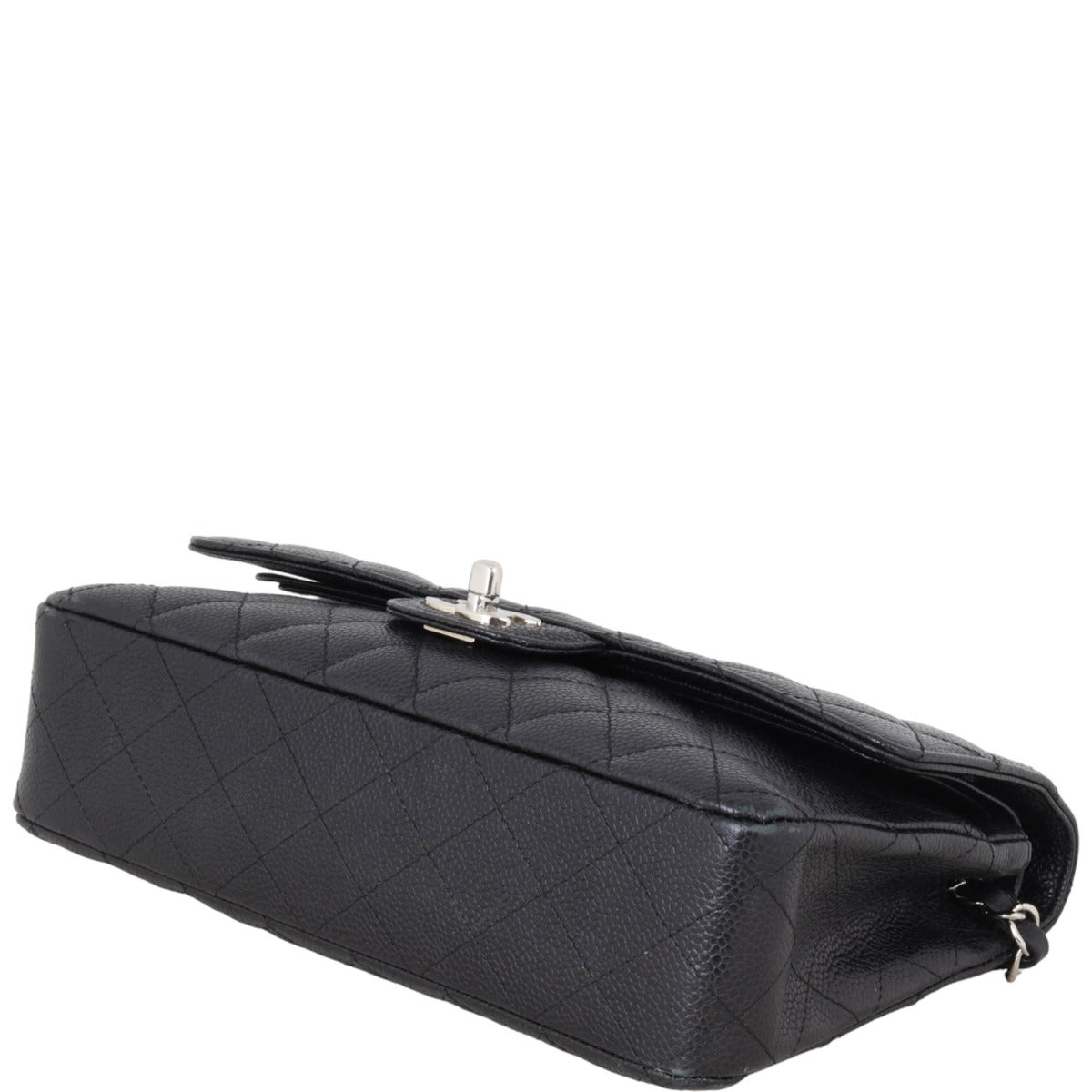 Chanel Classic Double Flap Medium | Black Caviar Silver Hardware