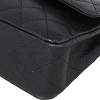 Chanel Classic Double Flap Medium | Black Caviar Silver Hardware
