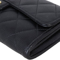 Chanel Classic Flap Long Wallet | Caviar