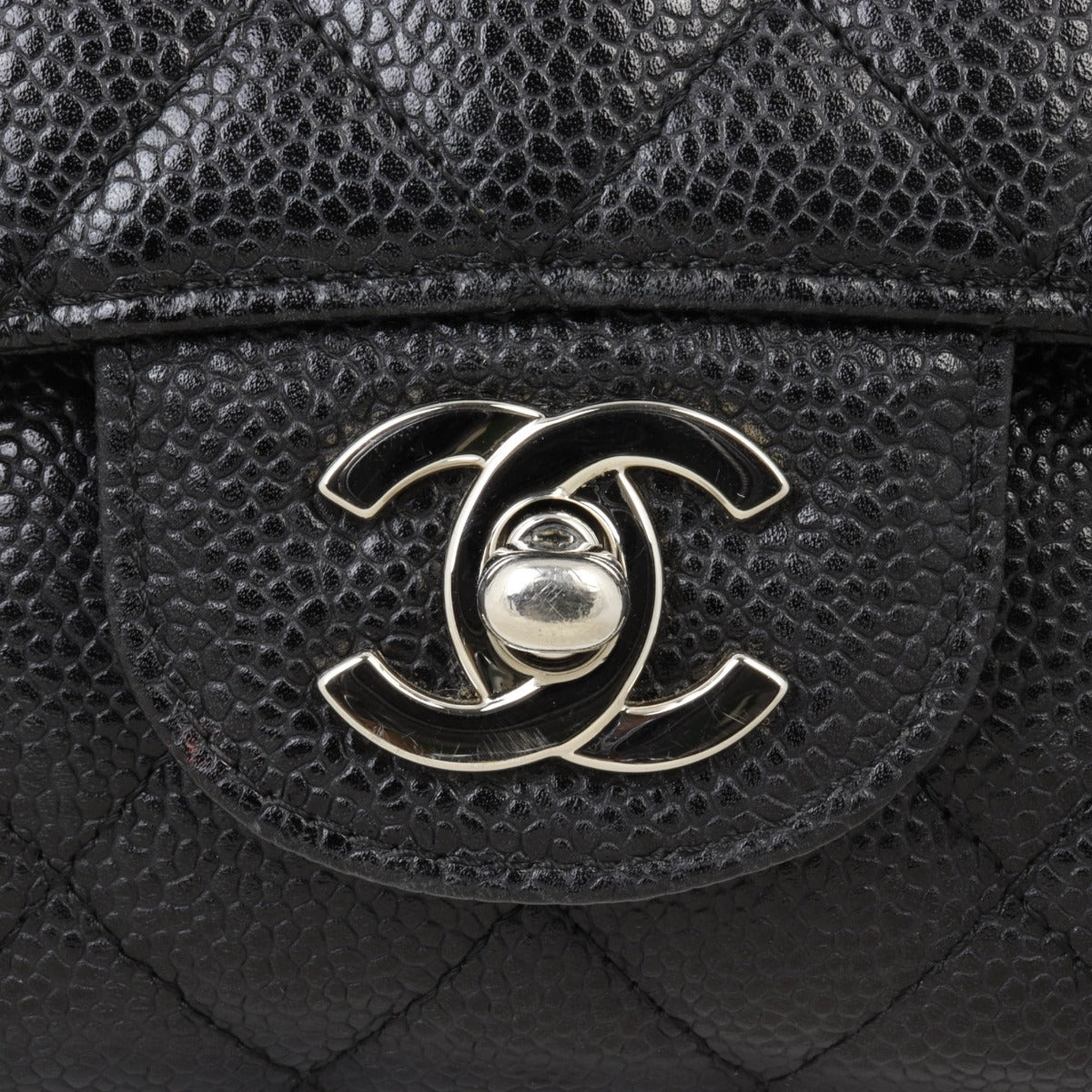 Chanel Classic Double Flap Medium | Black Caviar Silver Hardware