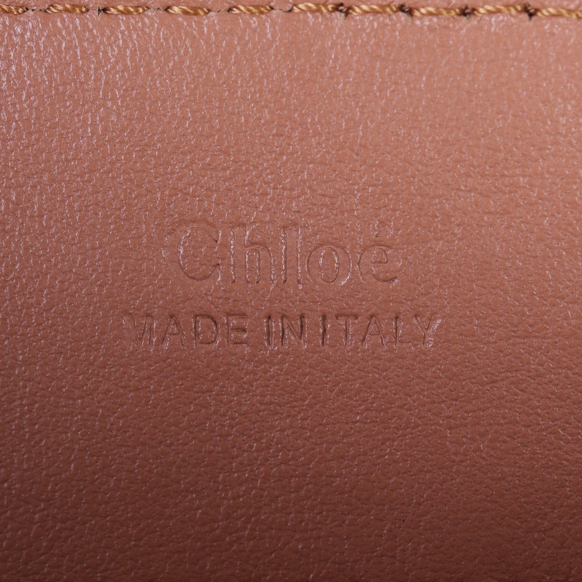 Chloe Mini Tess Day Bag Interior Stamp