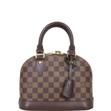 Louis Vuitton Alma BB Damier Ebene | Gold Padlock