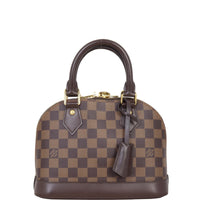 Louis Vuitton Alma BB Damier Ebene | Gold Padlock