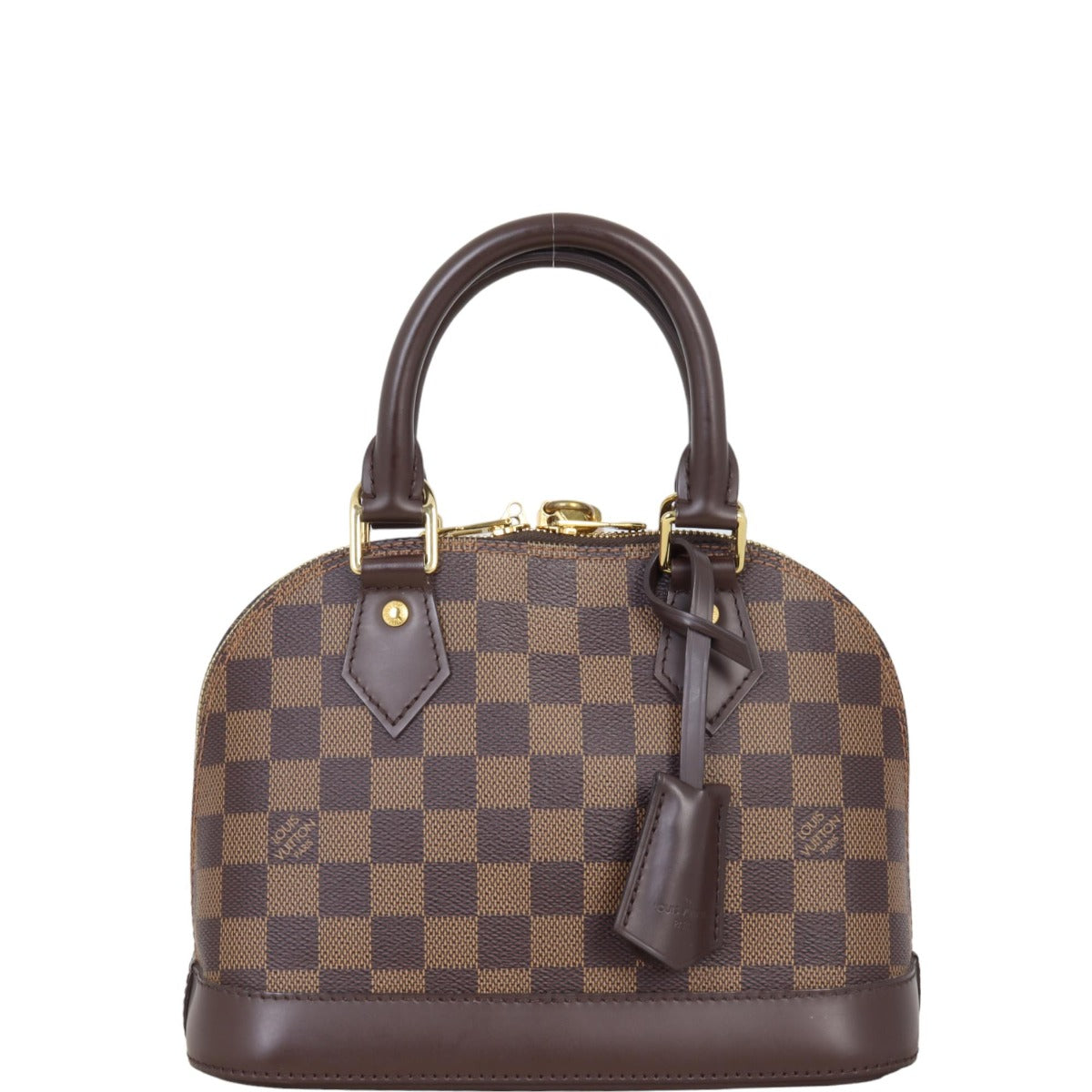 Louis Vuitton Alma BB Damier Ebene | Gold Padlock