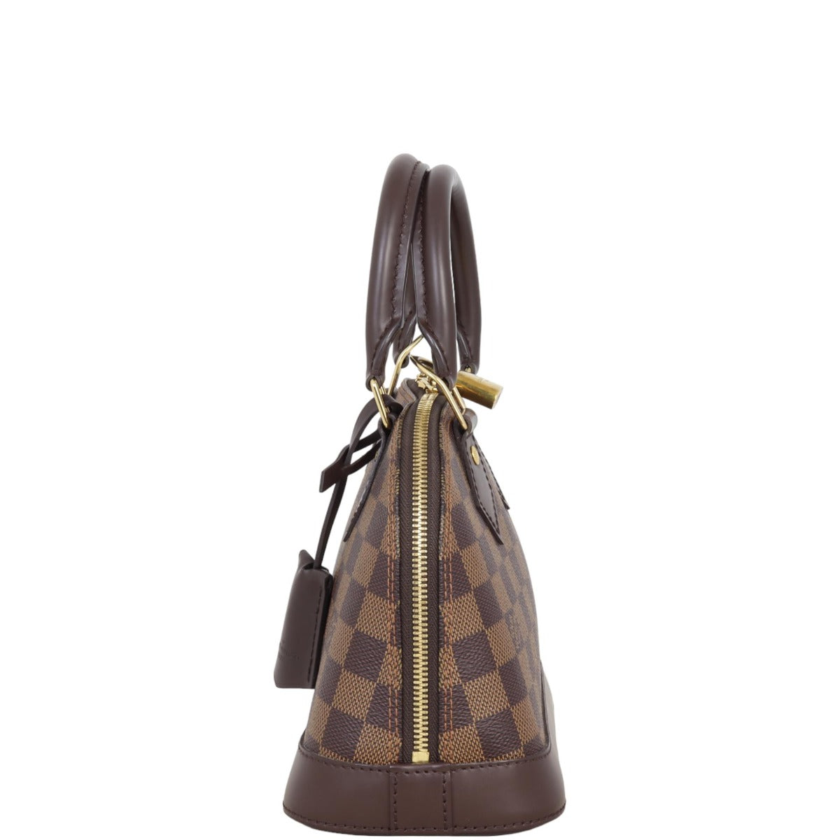 Louis Vuitton Alma BB Damier Ebene | Gold Padlock