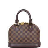 Louis Vuitton Alma BB Damier Ebene | Gold Padlock