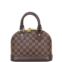 Louis Vuitton Alma BB Damier Ebene | Gold Padlock