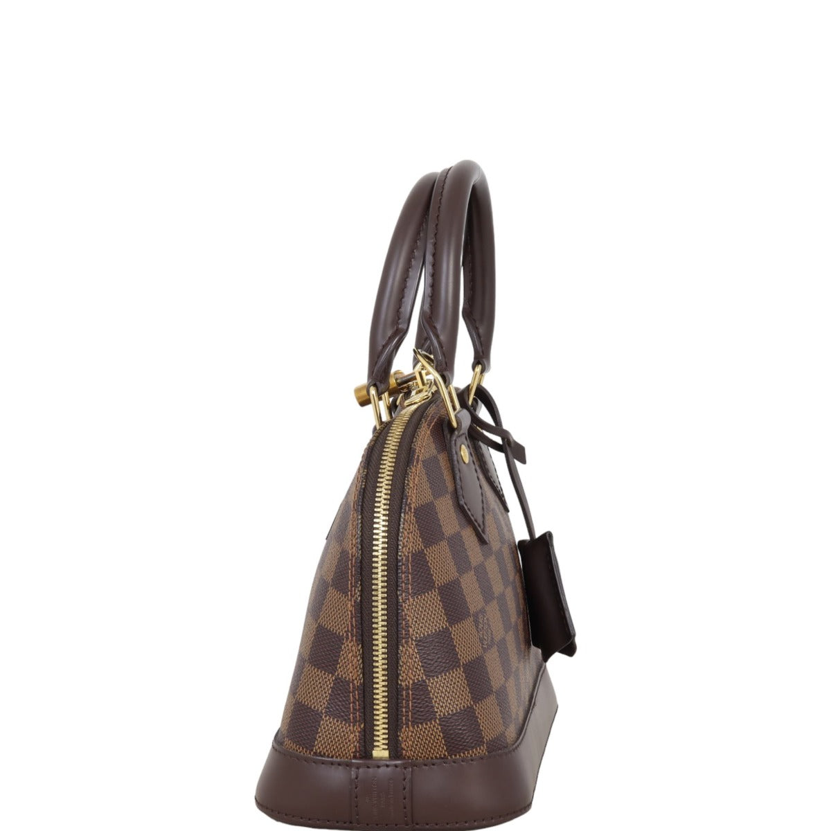 Louis Vuitton Alma BB Damier Ebene | Gold Padlock