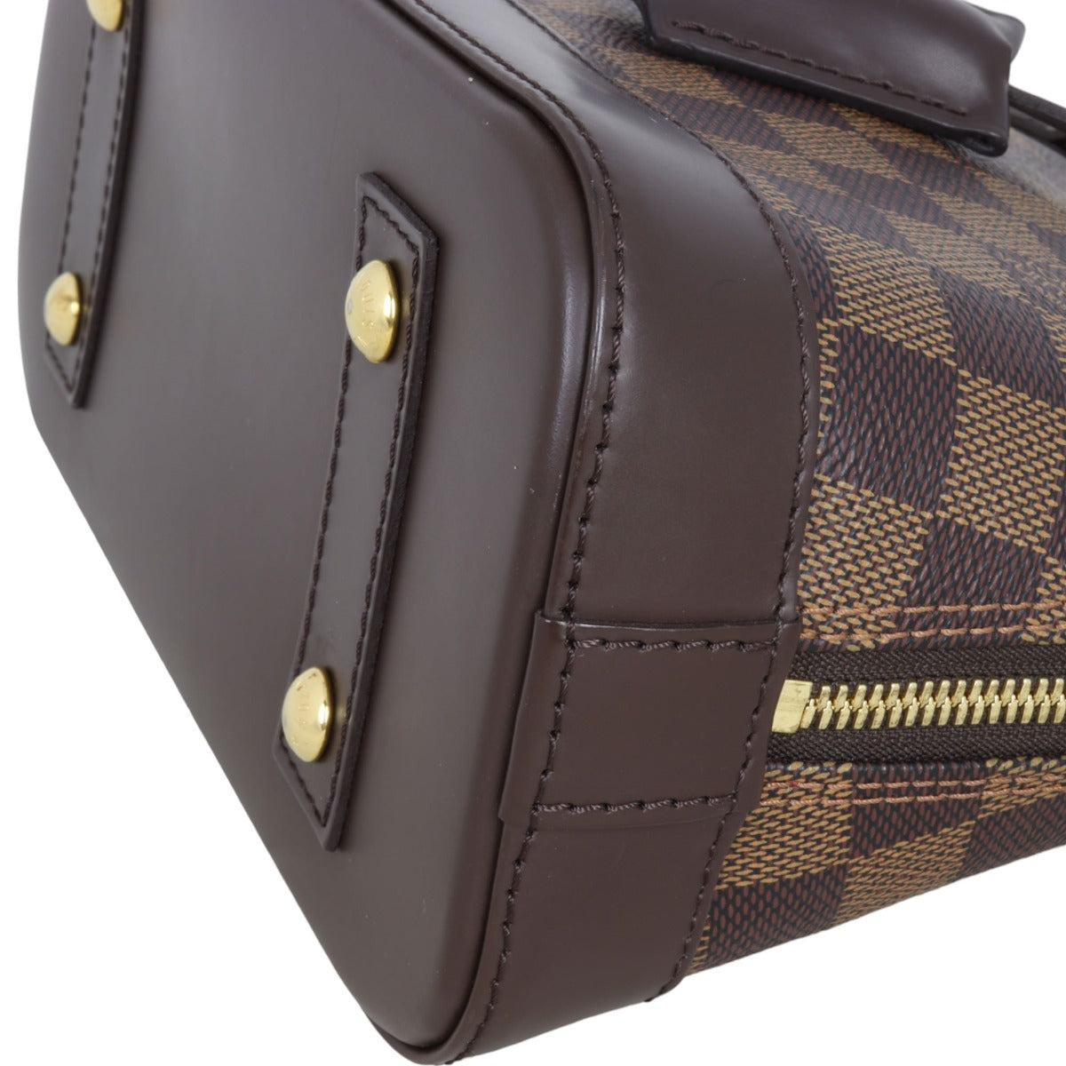 Louis Vuitton Alma BB Damier Ebene | Gold Padlock