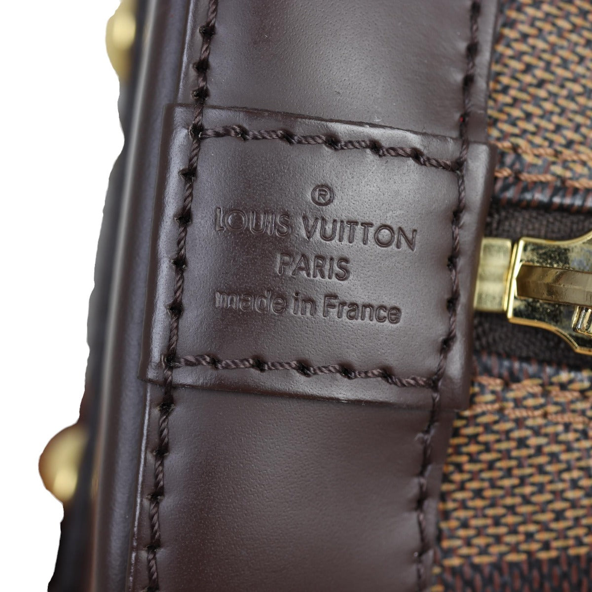 Louis Vuitton Alma BB Damier Ebene | Gold Padlock