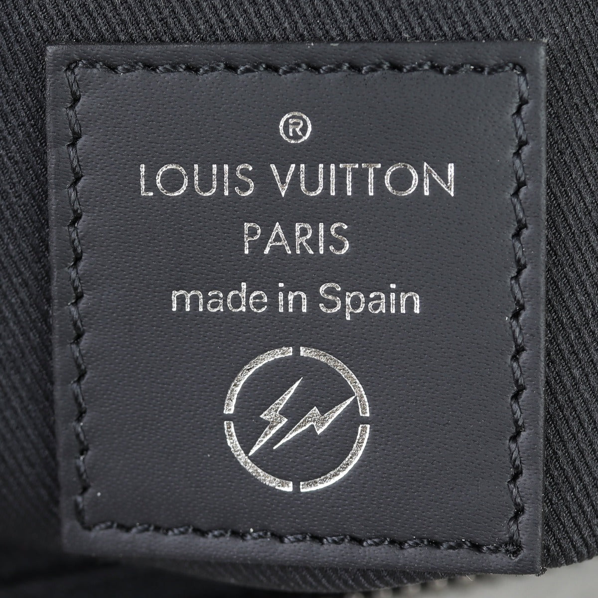 Louis Vuitton x Fragment iPad Pouch Monogram Eclipse Interior Stamp