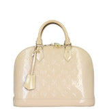 Louis Vuitton Alma PM Monogram Vernis |  Blanc Corail