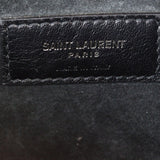 Saint Laurent Sunset Medium Croc-Embossed