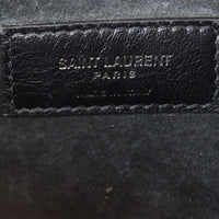 Saint Laurent Sunset Medium Croc-Embossed