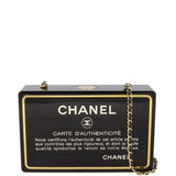 Chanel Authenticity Card Minaudiere Chain Bag Plexiglass