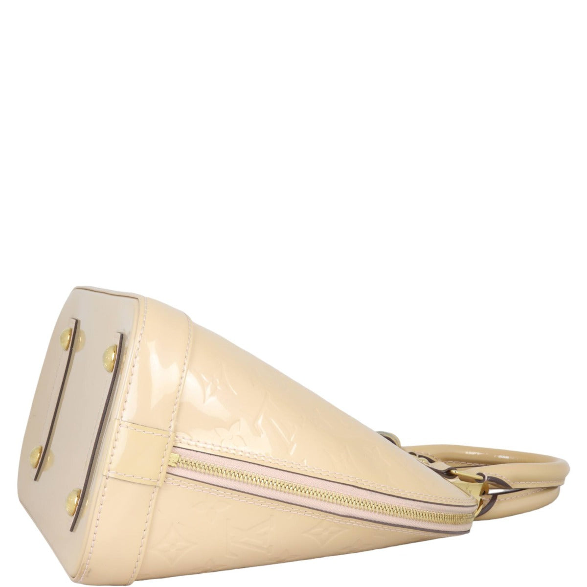 Louis Vuitton Alma PM Monogram Vernis |  Blanc Corail