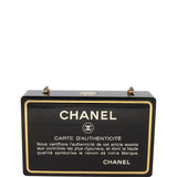 Chanel Authenticity Card Minaudiere Chain Bag Plexiglass